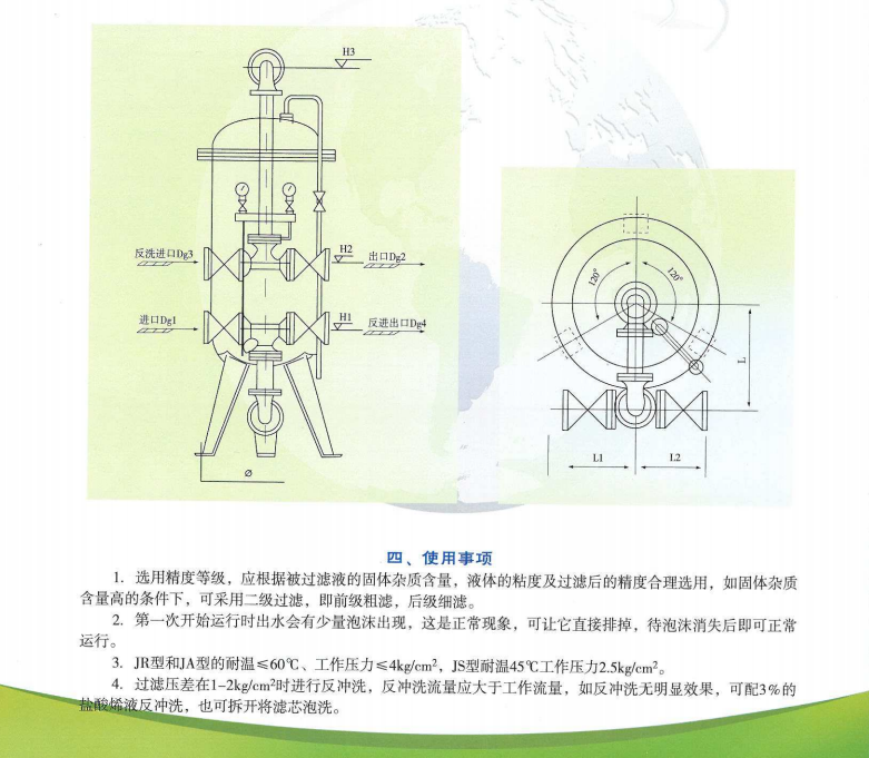 JR、JS、JA精密过滤器插图4